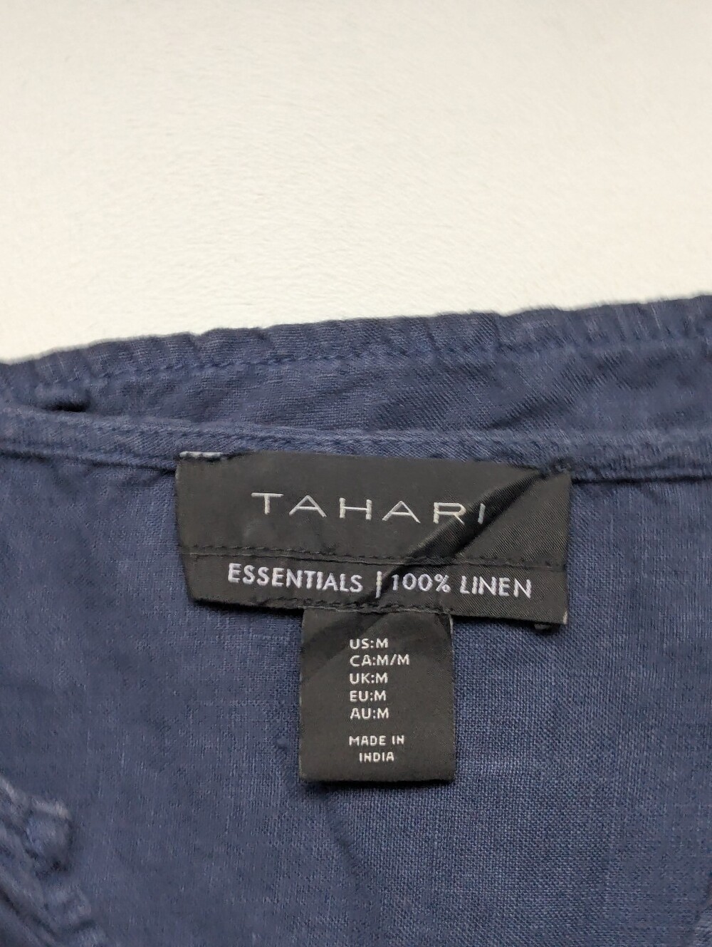 Tahari Linen Blouse - Picture 7 of 8